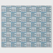 Papier Cadeau Marching Baritone Crosshatch (Plat)