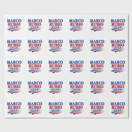 Papier Cadeau Marco Rubio 2028 (3ème) (Plat)