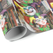 Papier Cadeau Mardi gras de NOLA (Coin rond)