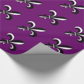 Papier Cadeau Mardi gras Fleur De Lis (Coin)