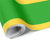 Papier Cadeau Mardi Gras Stripes (Coin rond)