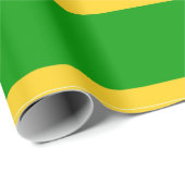 Papier Cadeau Mardi Gras Stripes (Coin rond)