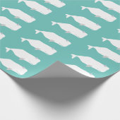 Papier Cadeau Mare de baleine blanche (Coin)