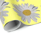 Papier Cadeau Marguerite (Coin rond)