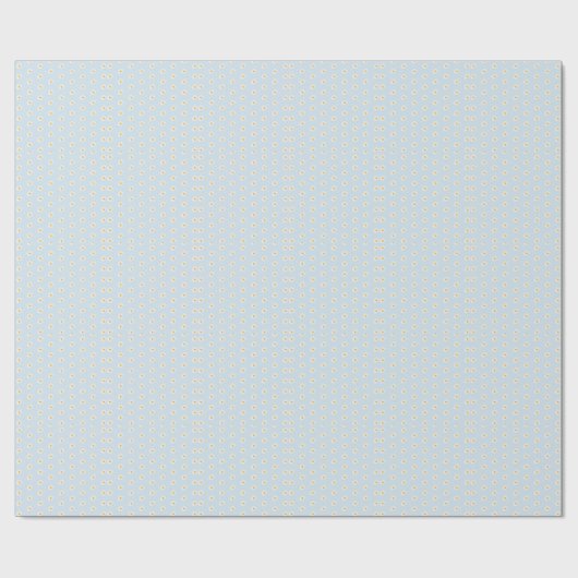 Papier Cadeau marguerite blanche (Plat)
