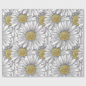 Papier Cadeau Marguerites (Plat)