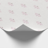 Papier Cadeau Marguerites roses (Coin)