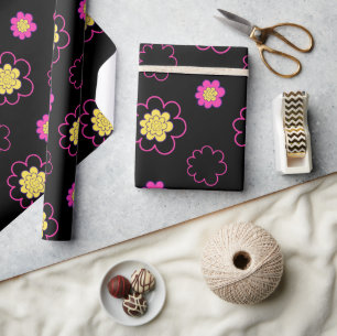 Papier Cadeau Marguerites super.