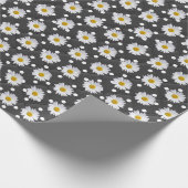 Papier Cadeau marguerites sur pois (Coin)