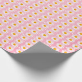 Papier Cadeau marguerites sur pois (Coin)