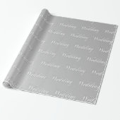 Papier Cadeau Mariage (argent) (Déroulé)