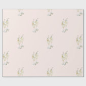 Papier Cadeau Mariage au Champagne Rosé (Plat)