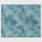 Papier Cadeau Mariage Bleu sarcelle   (Plat)