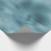 Papier Cadeau Mariage Bleu sarcelle (Coin)