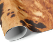 Papier Cadeau Mariage Brown à la crème (Coin rond)