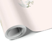 Papier Cadeau Mariage Champagne Rosé (Coin rond)