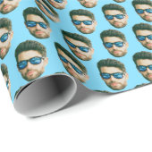 Papier Cadeau Mariage Chefs Fête des mariées (Coin rond)