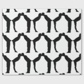 PAPIER CADEAU MARIAGE COUPLE KISS WRAPPER PAPIER (Plat)