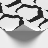 PAPIER CADEAU MARIAGE COUPLE KISS WRAPPER PAPIER (Coin)