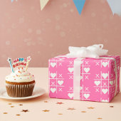 Papier Cadeau Mariage Couple Rosy Rose, Anniversaire