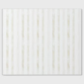 Papier Cadeau Mariage Crème Blanc Ivoire (Plat)