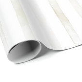 Papier Cadeau Mariage Crème Blanc Ivoire (Coin rond)