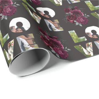 Papier Cadeau Mariage d'amour photo personnalisé