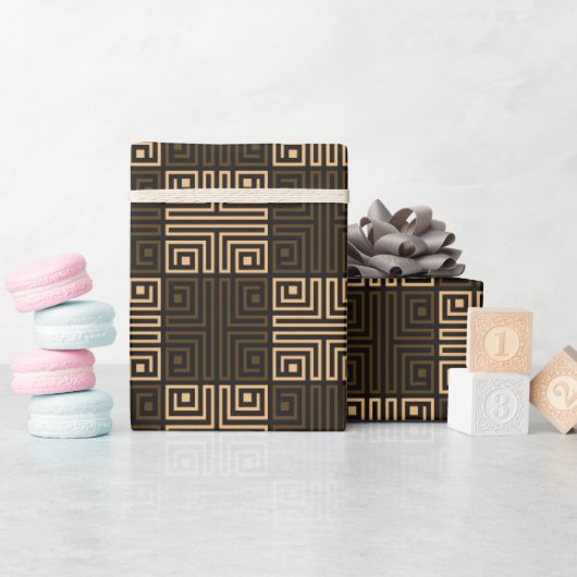 Papier Cadeau Mariage d'Artisan Luxueux de Mode (Baby Shower)