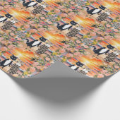 Papier Cadeau Mariage de chat avec le thème de la mariée et de l (Coin)