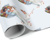 Papier Cadeau mariage de conte de fées (Coin rond)