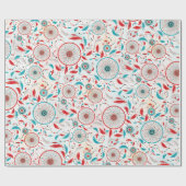 Papier Cadeau Mariage de Dreamcatcher en plumes de la tribu Boho (Plat)