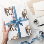 Papier Cadeau Mariage de ferme pour animaux de cheval<br><div class="desc">Mariage de la ferme animale de cheval</div>