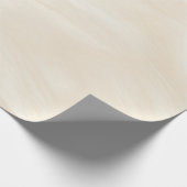 Papier Cadeau Mariage de plage d'ivoire de sable de crème (Coin)