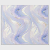 Papier Cadeau Mariage de verre doré Lavender (Plat)