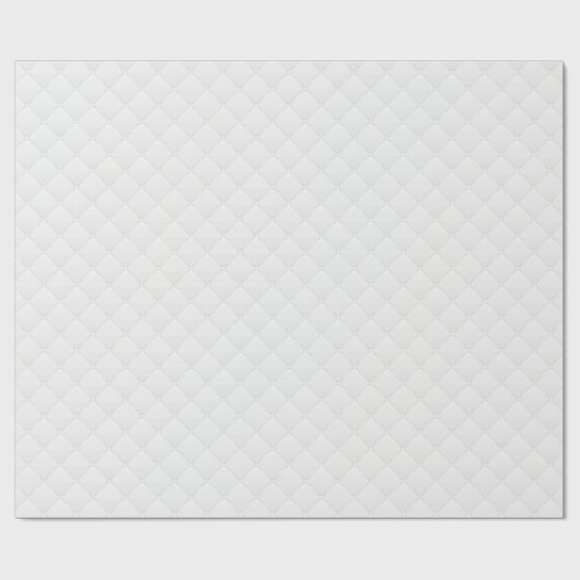 Papier Cadeau Mariage élégant blanc  (Plat)
