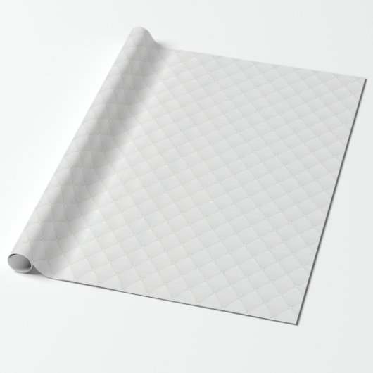 Papier Cadeau Mariage élégant blanc  (Déroulé)