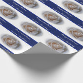 Papier Cadeau Mariage Félicitations White Rose Wrapping Papier (Coin)