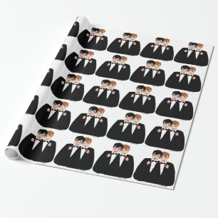Papier Cadeau Mariage Gay Grooms