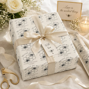 Papier Cadeau Mariage Meant to Bee