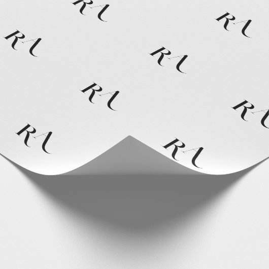 Papier Cadeau Mariage moderne et chic (Coin)