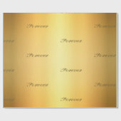 Papier Cadeau Mariage Now & Forever (Plat)