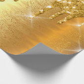 Papier Cadeau Mariage nuptial Parties scintillant de  en métal o (Coin)