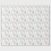 Papier Cadeau Mariage personnalisable (Plat)