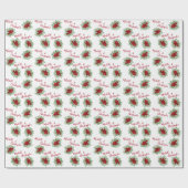 Papier Cadeau Mariage Red Rose (Plat)