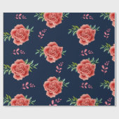 Papier Cadeau Mariage rose (Plat)