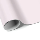 Papier Cadeau Mariage Rose Pâle (Coin rond)