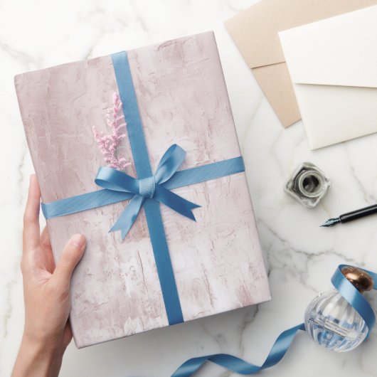 Papier Cadeau Mariage rose pâle chic Dusty Rose (Cadeaux)