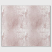 Papier Cadeau Mariage rose pâle chic Dusty Rose (Plat)
