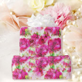 Papier Cadeau Mariage Roses roses rose