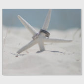 Papier Cadeau Mariage sur la plage (Plat)